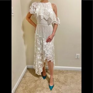 Zimmermann White Lace Maxi Dress